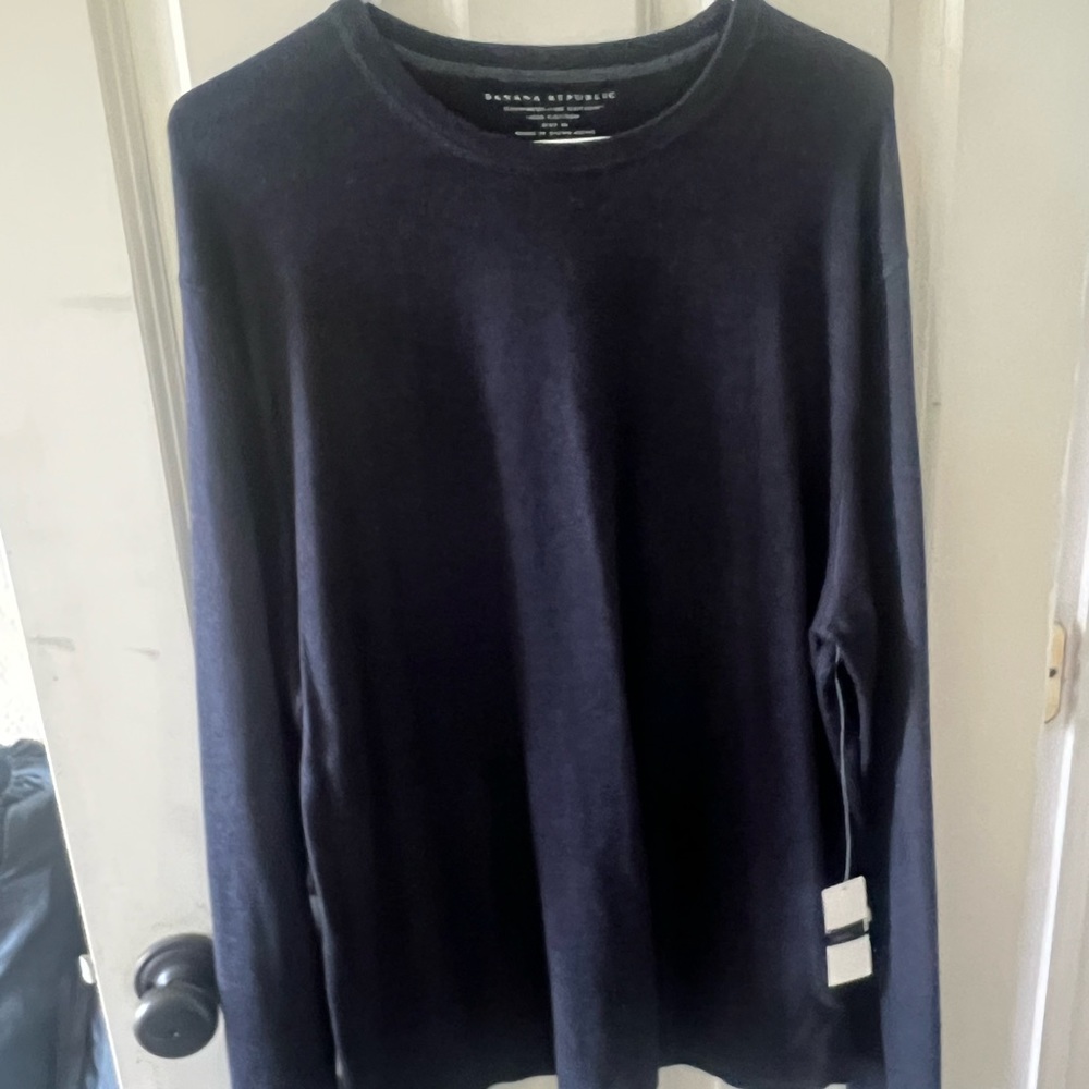 Cotton LS XL cotton sweater. NWT